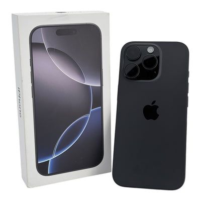 iPhone 16 Pro 128 GB Titan Schwarz Smartphone Handy iOS