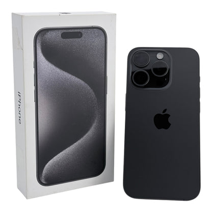 iPhone 15 Pro 128 GB Titan Schwarz